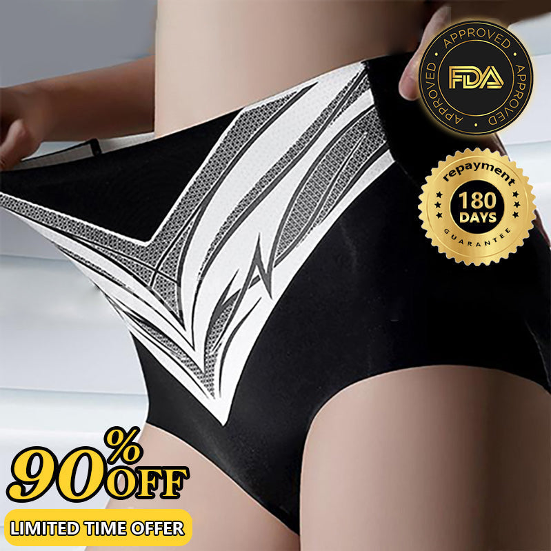 🎄Christmas Sale!🎄 | Glossy™ Titanium Fiber Self-heating Tourmaline Shaping Shorts 💙