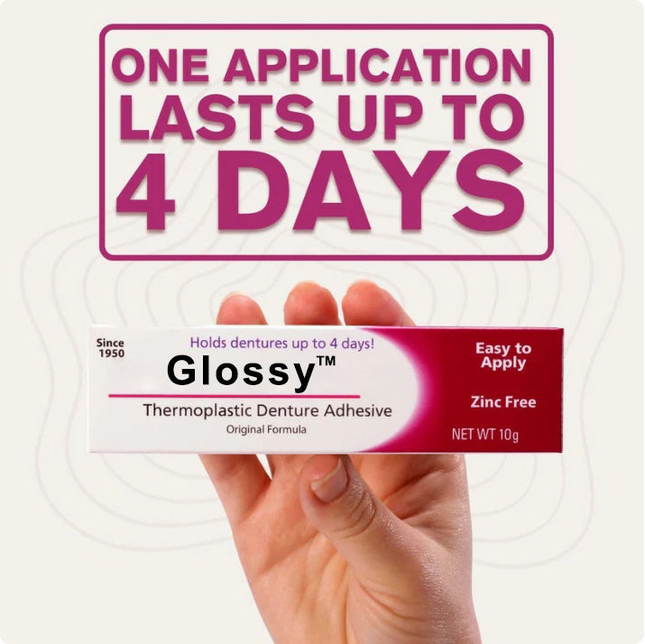 ✨[Official Brand Store]glossy™ Thermoplastic Denture Adhesive(🔥Limited Time Discount)