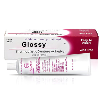 ✨[Official Brand Store]glossy™ Thermoplastic Denture Adhesive(🔥Limited Time Discount)