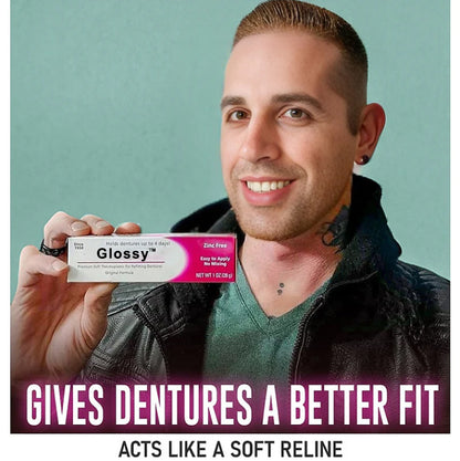 ✨[Official Brand Store]glossy™ Thermoplastic Denture Adhesive(🔥Limited Time Discount)